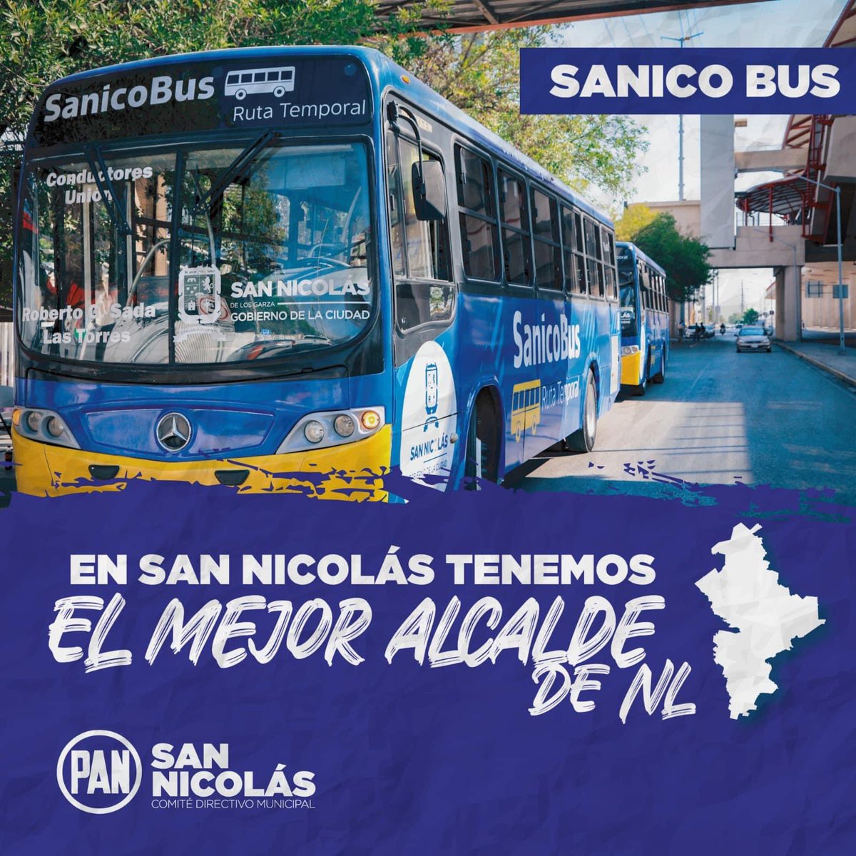 El mejor alcalde de #NL, haciendo lo que el Estado (a quién le corresponde) no puede. 
El mejor lugar #SN 💙 <a href="/PANNLMX/">PAN Nuevo León</a> <a href="/PANistasXMx/">🍞✖️🇲🇽</a> <a href="/DiputadosPANNL/">Diputados Locales del PAN Nuevo León</a> <a href="/PANistasXMx/">🍞✖️🇲🇽</a> <a href="/ANACmx_/">Asoc. Nal de Alcaldes</a> <a href="/daniel_carrillo/">Daniel Carrillo Mtz</a> <a href="/MarkoCortes/">Marko Cortés</a>