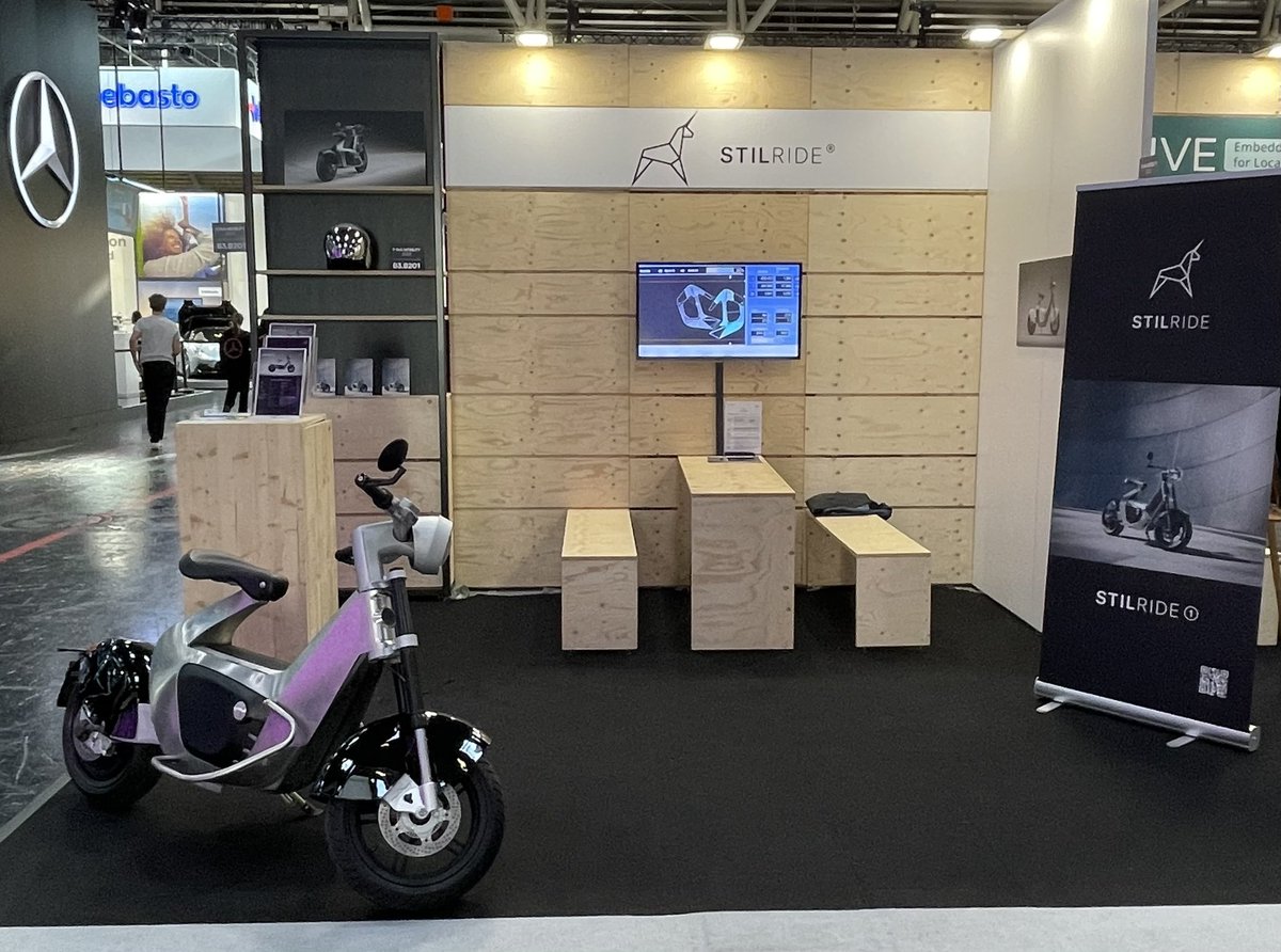 evdelion's tweet photo. Today I open the STILRIDE booth at IAA MOBILITY in Munich. Come and have a chat. https://t.co/IHKTE6HmtF