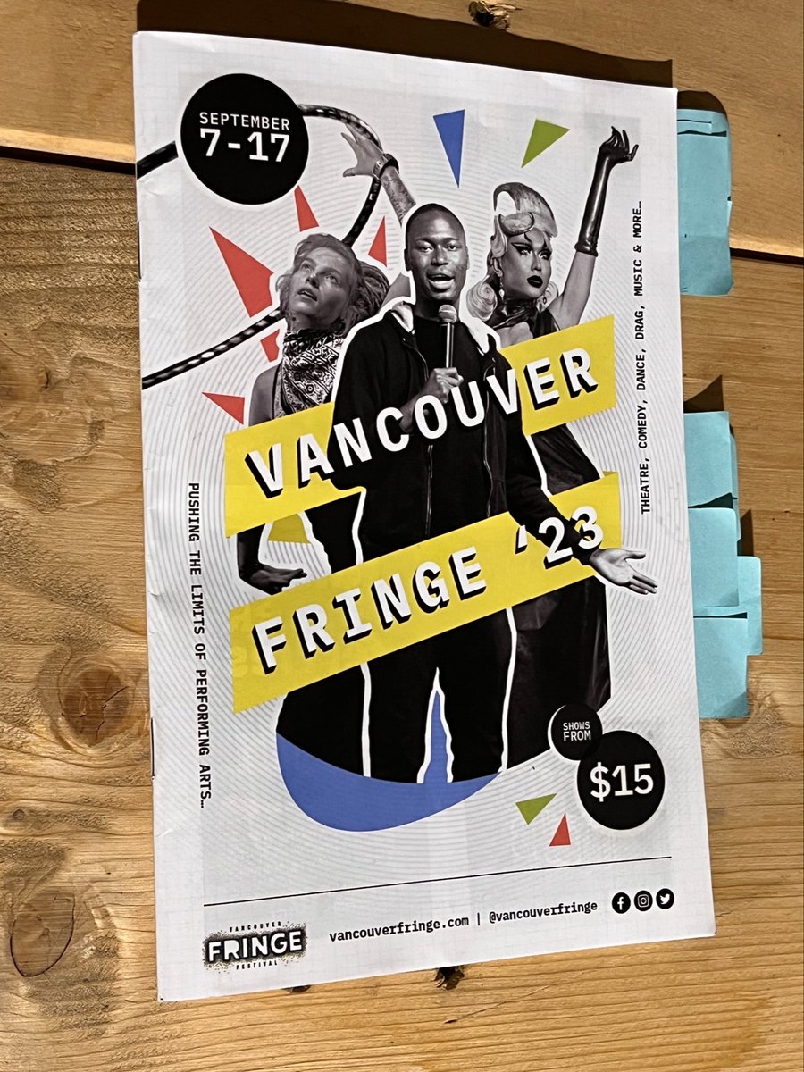 Had a great time at <a href="/VancouverFringe/">Vancouver Fringe</a> opening tonight. A taster of many shows. Looking forward to seeing people on <a href="/granville_isle/">Granville Island</a> for more shows!