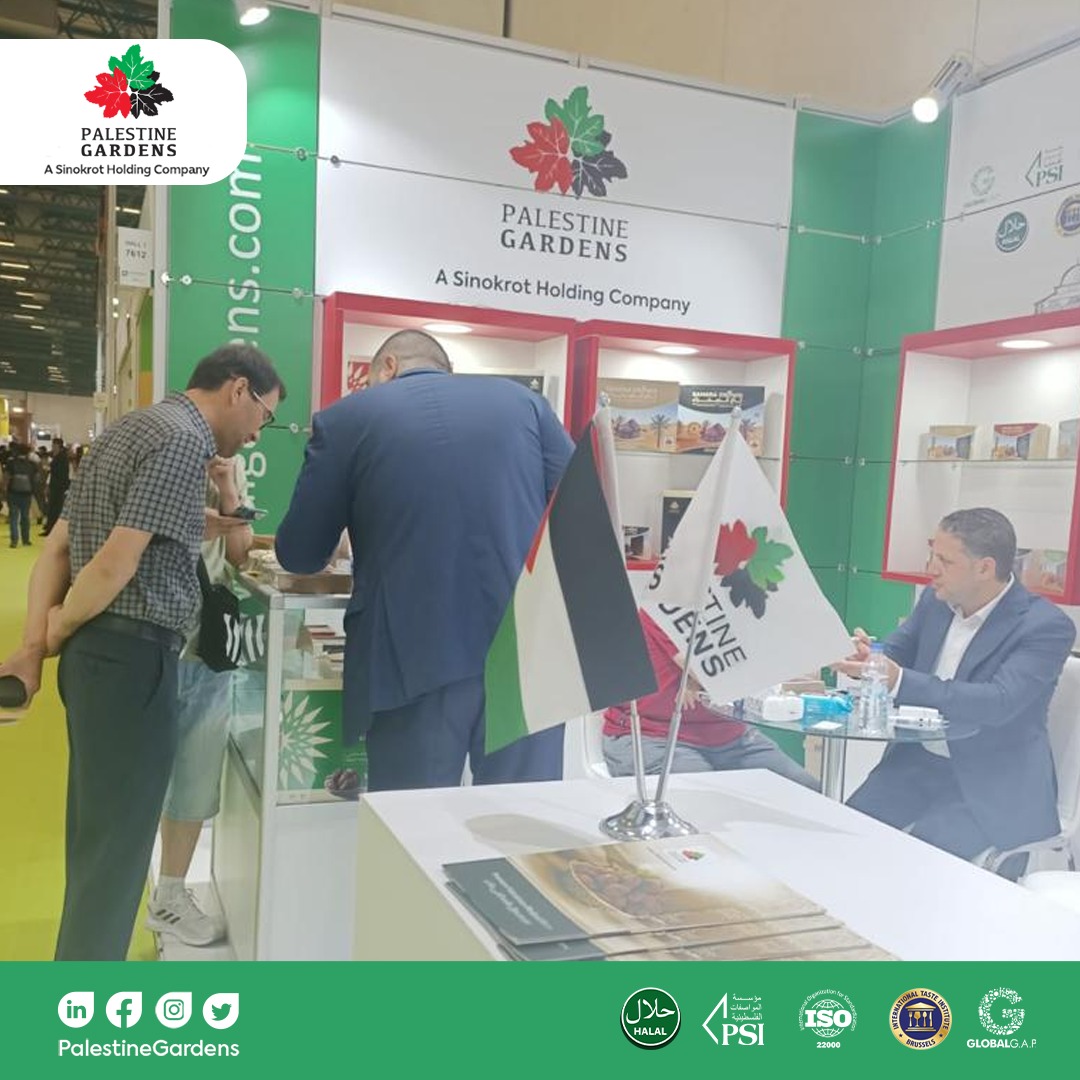 PalGardens's tweet photo. Delighted to share some snapshots from our first day at World Food Istanbul 2023! Make sure to pass by our booth ( Hall 7, Stand 7612) and check the Finest Palestinian Medjoul dates. 🌴 #WorldFoodIstanbul #ExperiencePalestine #WorldFoodIstanbul2023 #FoodExpo #IstanbulFoodFestival https://t.co/OeCwp4b7RI