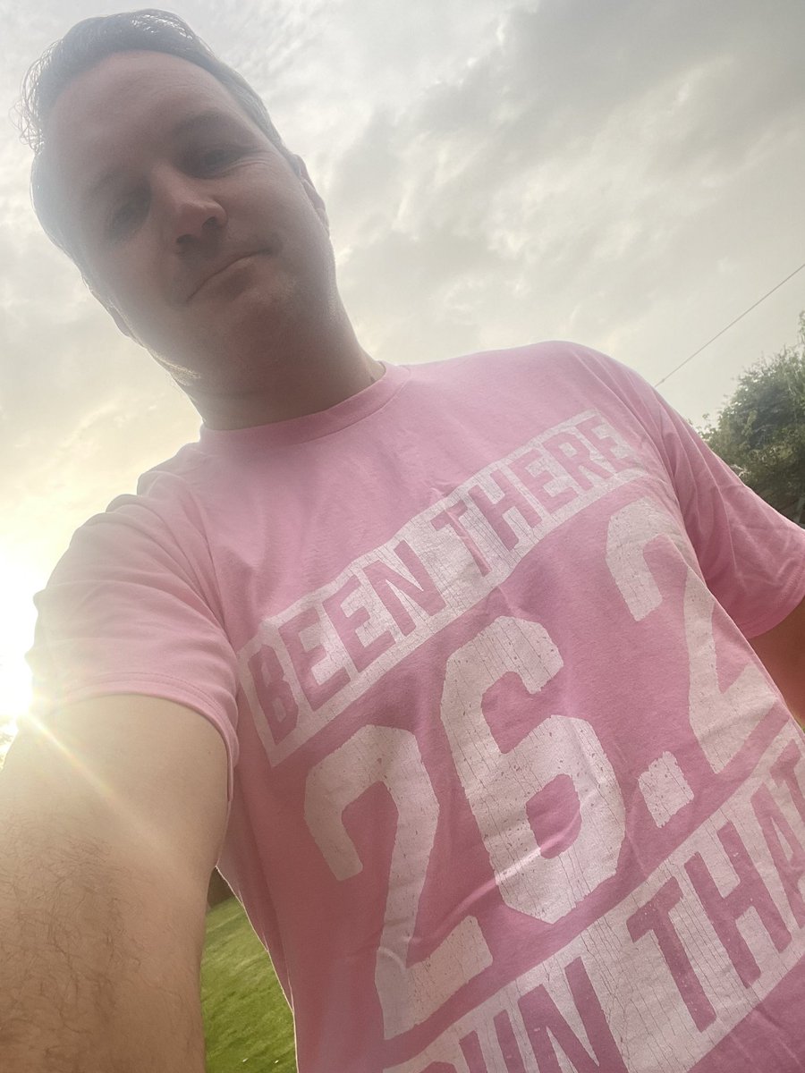 First #PinkShirtThursday of the 2023/24 academic year. 
Modelling, in the loosest sense of the word, a gift from the end of the last year. 

Waited 6 weeks for its first outing.