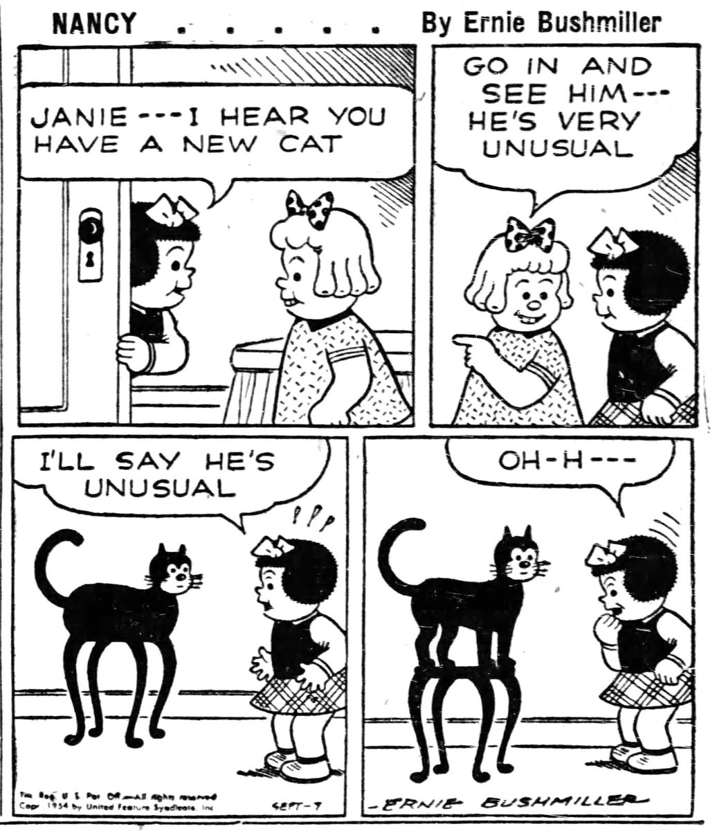 Nancy Comics by Ernie Bushmiller tweet media