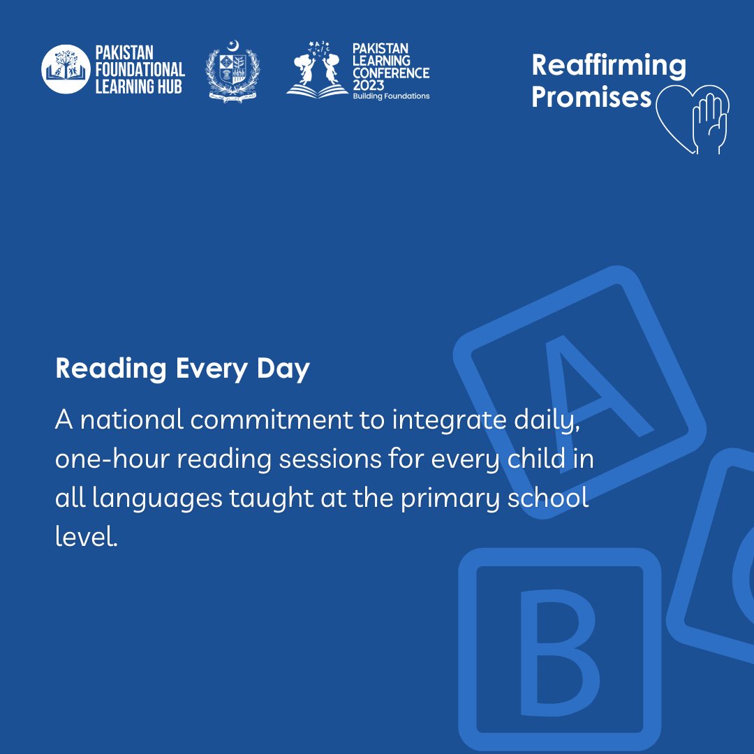 tabadlab's tweet image. Improving childhood reading skills in 🇵🇰 was a key commitment of the #LearningConference2023.

The #PakistanFoundationalLearningHub is part of @EduMinistryPK&apos;s work towards better learning outcomes nationwide.

Stay tuned for updates!
#PakistanLearningMovement #AajKyaSeekha