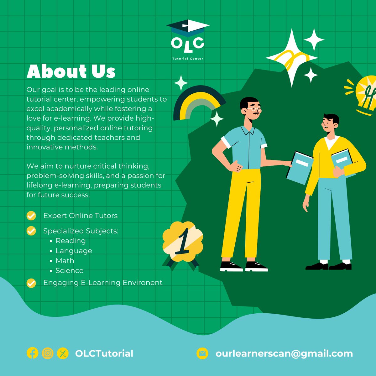 OLCTutorial's tweet image. Enroll your child at OLC Tutorial Center today to unlock e-learning excellence! Our dedicated tutors, comprehensive curriculum, and engaging online environment empower your child every step of the way.🎓

Follow the steps and click the link to enroll now: bit.ly/3sgGmXj