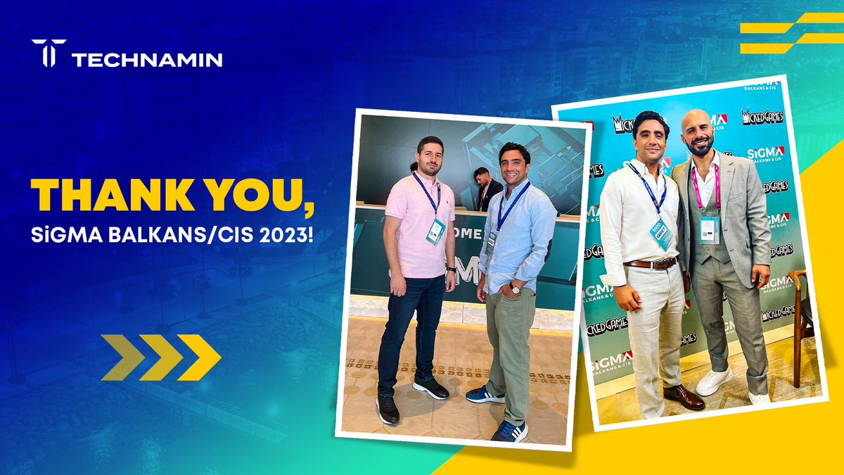 SiGMA Balkans/CIS 2023 may have come to an end, but our adventure continues! It was great to meet up with industry peers and form new friendships at one of the best events in the industry! See you next year, Cyprus!

#technamin #igamingindustry #sigmabalkans