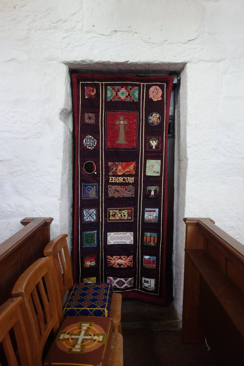 NE_Arch_Hist's tweet photo. #Escomb Saxon Church has a ‘Devil's door’ in the north wall. It was a common belief that the Devil resided in the souls of unbaptised children. A door was built in the north wall to allow the Devil to leave after he had been driven out of the child by baptism.
#AdoorableThursday https://t.co/N7WRHYmKdL