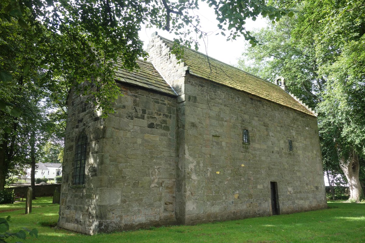NE_Arch_Hist's tweet photo. #Escomb Saxon Church has a ‘Devil's door’ in the north wall. It was a common belief that the Devil resided in the souls of unbaptised children. A door was built in the north wall to allow the Devil to leave after he had been driven out of the child by baptism.
#AdoorableThursday https://t.co/N7WRHYmKdL