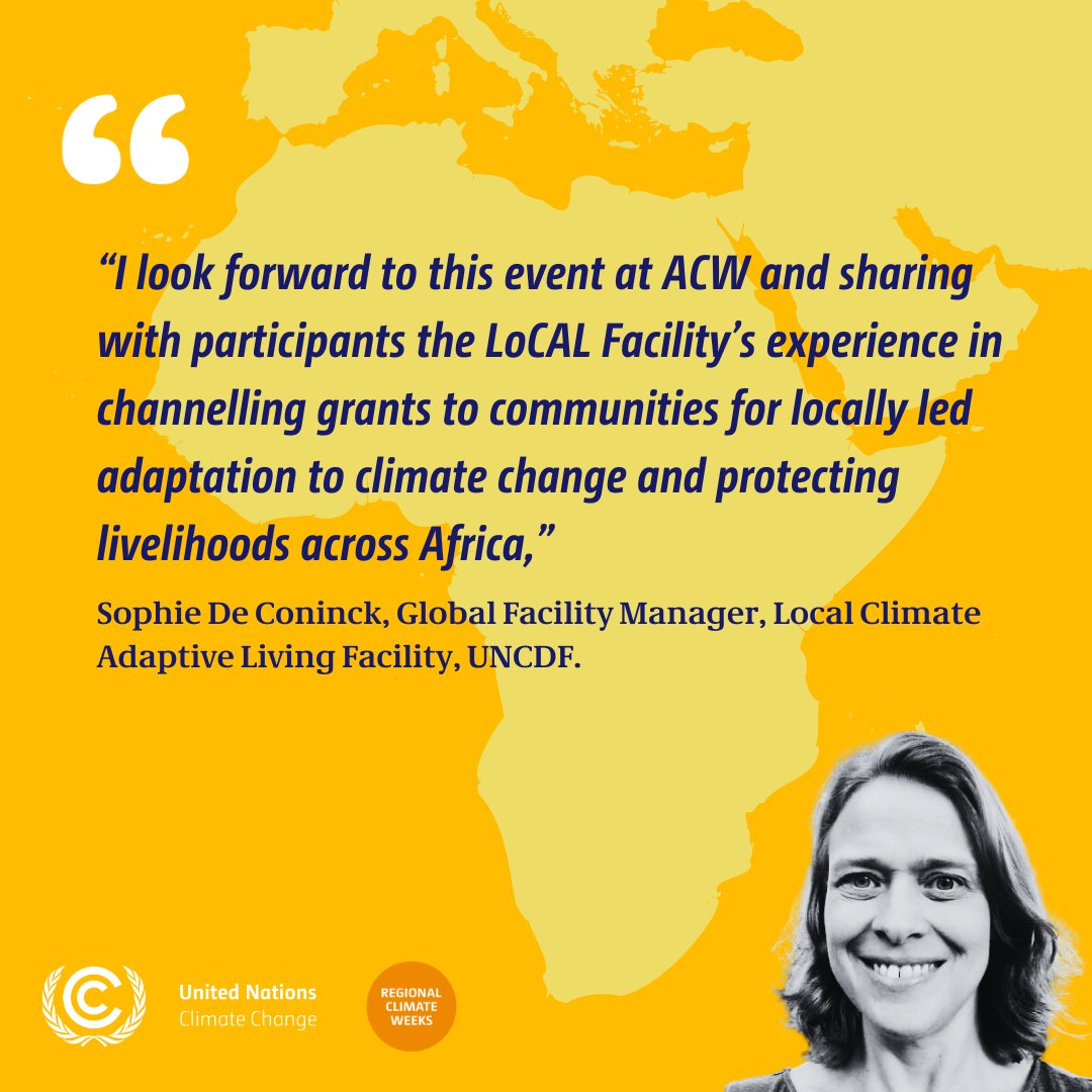 UNDRR_Africa's tweet photo. Are you at the Africa Climate Week (#ACW2020)?
Join @UNUEHS, @UNCDF, @UNCDFLoCAL, @UNDRR & @UNEP to discuss the importance of connecting African stakeholders & closing adaptation knowledge gaps.
🗓️: 7 Sep
⏰: 12:00 (East Africa Time)
📍Kenyatta International Convention Centre https://t.co/L6x2uMba7M