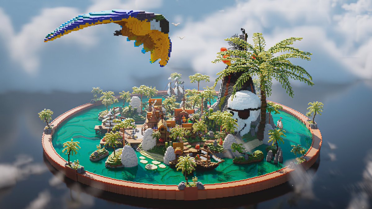 build_side's tweet photo. SkuLL Island ☠️. Lobby created for each Minecraft server, lots of decorations, caves and much more... 🏴‍☠️
———BUY HERE———
https://t.co/W18qImitEi
————————————
Render: @iAleM_ 📸
————————————
#minecraft #minecraftmemes #minecraft_pe
#minecraftforever #minecrafts #minecrafgames https://t.co/9mGJTpXemC