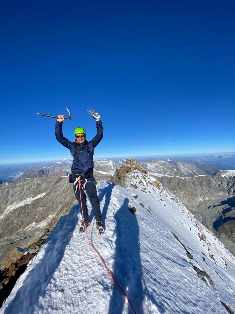 Done!  Started in darkness at 4.45 a.m. with headlamps, and the climb took 7 hrs 40 mins. I am not embarrassed to admit it was the hardest thing I’ve ever done in my life. Considered turning around many times, but thoughts of this campaign, my family, and my dad, kept me going.