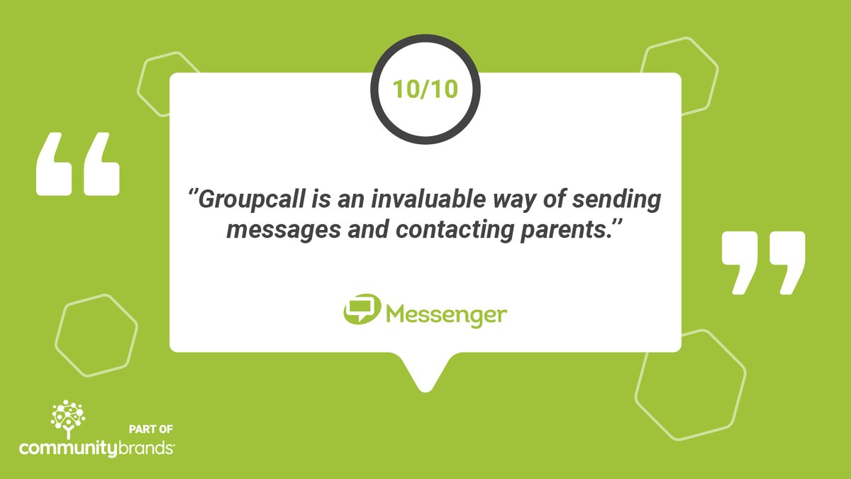 Groupcall's tweet image. We're always happy to hear such positive feedback! Find out more about Messenger today: bit.ly/45P6dEf

#GroupcallMessenger #SchoolCommunications #ParentalEngagement