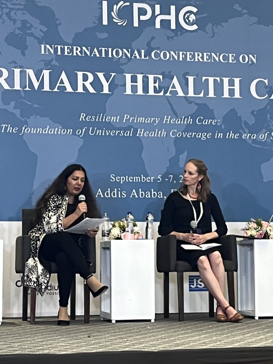 Nazo Kureshy, tireless champion of community health agenda ⁦<a href="/USAIDGH/">USAID Global Health</a>⁩, highlights importance of not only supporting community data collection, but also ensuring data informs decisions at national &amp; district levels. #ICPHC23 ⁦⁦⁦⁦⁦<a href="/GawandeUSAID/">Atul Gawande</a>⁩