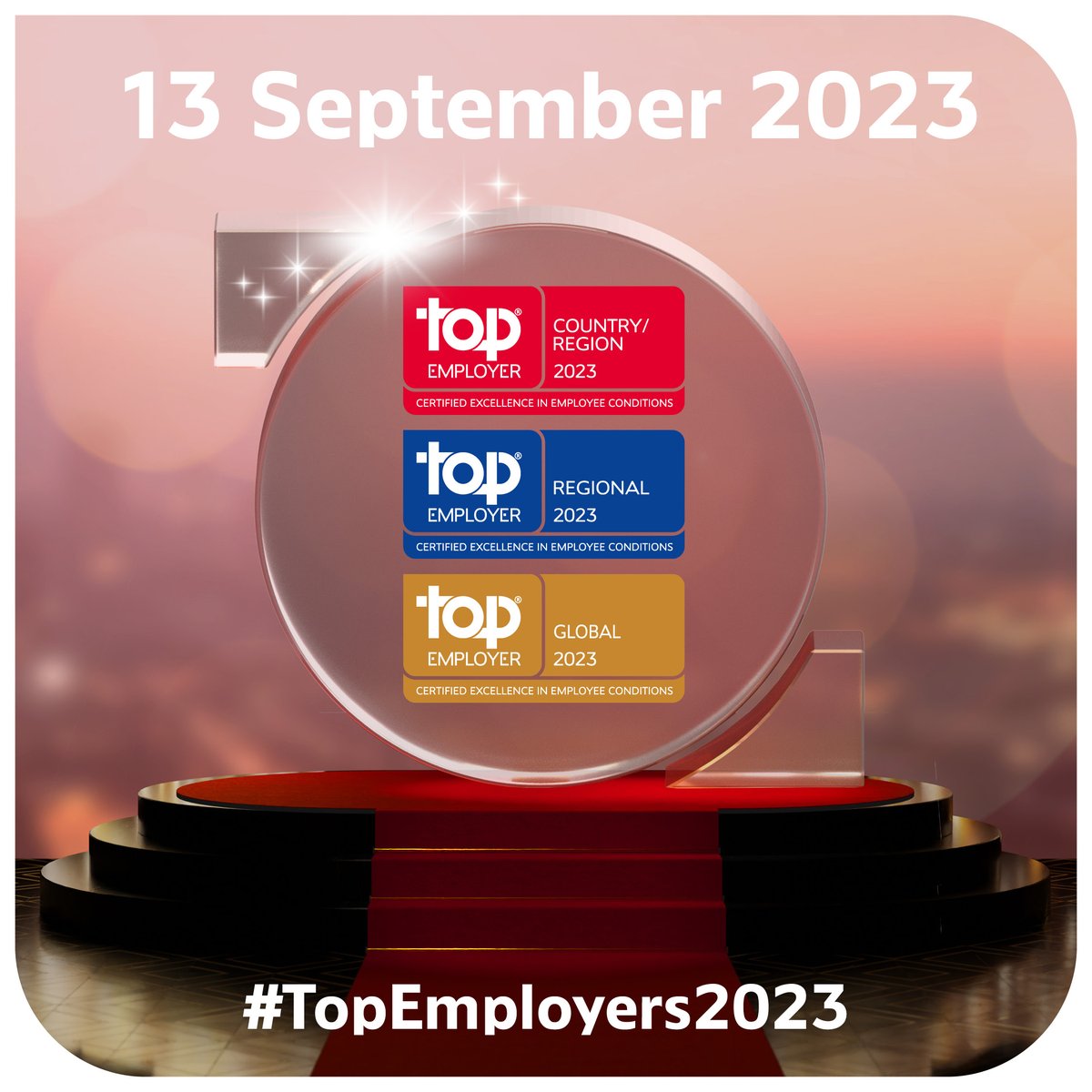 ⭕ Less than one week to go before even more organisations join the impressive list of 2023 Top Employers. 
Join us here on 13 September as we reveal who our next Top Employers are...

#TopEmployers2023  #TopEmployer2023 #Forabetterworldofwork