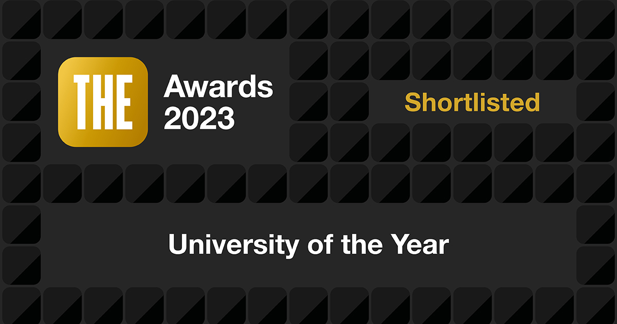We are thrilled to have been shortlisted for the University of the Year award in the Times Higher Education 2023 awards.  

This nomination recognises us as a leading example of educational innovation and societal transformation. 

Read more 👉 uel.ac.uk/about-uel/news… #UELAwards