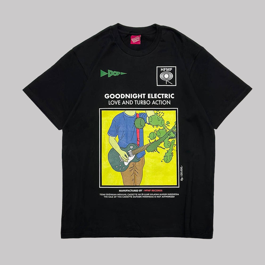 goodnightelctrc's tweet photo. New merch is out!
Love &amp; Turbo Action Cassette Box Edition
Available in white and black tees
Cotton 24s
IDR 185K

Get it now 
https://t.co/NGkri8cLHP

#goodnightelectric 
#HFMFrecords 
#jajanrock https://t.co/RuscepBf5L