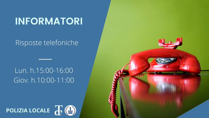 PMTerredargine's tweet photo. #PMTerredargine #informa oggi giovedì #07Settembre giornata di risposte telefoniche per l'Ufficio Informatori 📞059/649555 tasto 5 https://t.co/UWDlqPA8uV