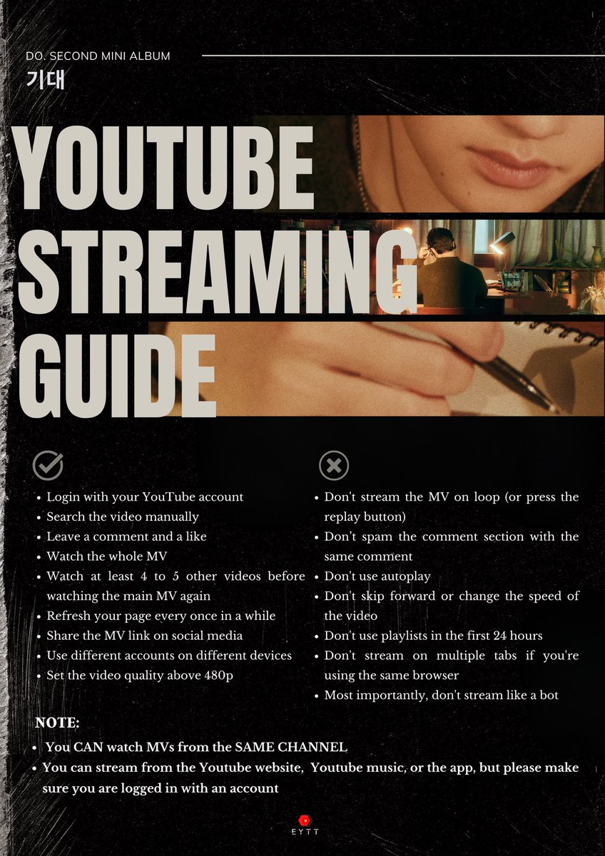 exolyoutubeteam's tweet photo. The prerelease for D.O. EXPECTATION ‘I DO’ is being released very soon.

Take note of our streaming guide. Let’s do our best for him! DM us if you have any questions! 

@weareoneEXO #EXO #KYUNGSOO #DO https://t.co/fQ1eoe9ku8