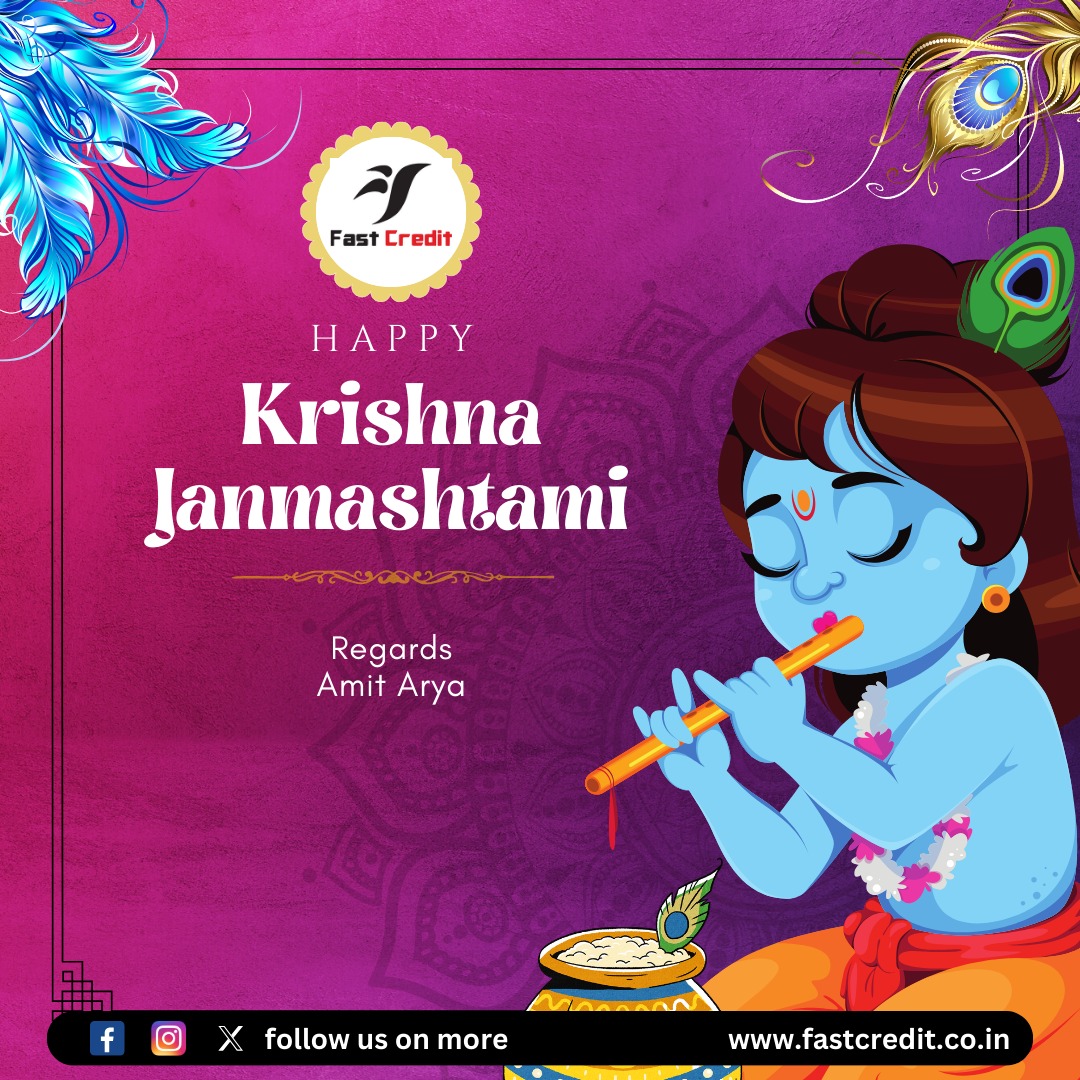 __fastcredit's tweet photo. 🙏✨ Happy Krishna Janmashtami 

🌟 Celebrating the divine and joyous occasion of Krishna Janmashtami! 🎉 Let's immerse ourselves in the enchanting tales of Lord Krishna's wisdom and love. 🙏✨

#KrishnaJanmashtami #DivineCelebration #LordKrishna
#fastcredit  #weserveourexperince https://t.co/nRFM59011J