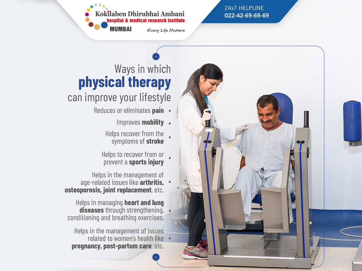 KDAHMumbai's tweet image. Physical therapy can significantly improve your lifestyle in various ways by addressing a wide range of physical and functional challenges. Here are several ways in which physical therapy can enhance your life. #WorldPhysicalTherapyDay #WorldPTDay