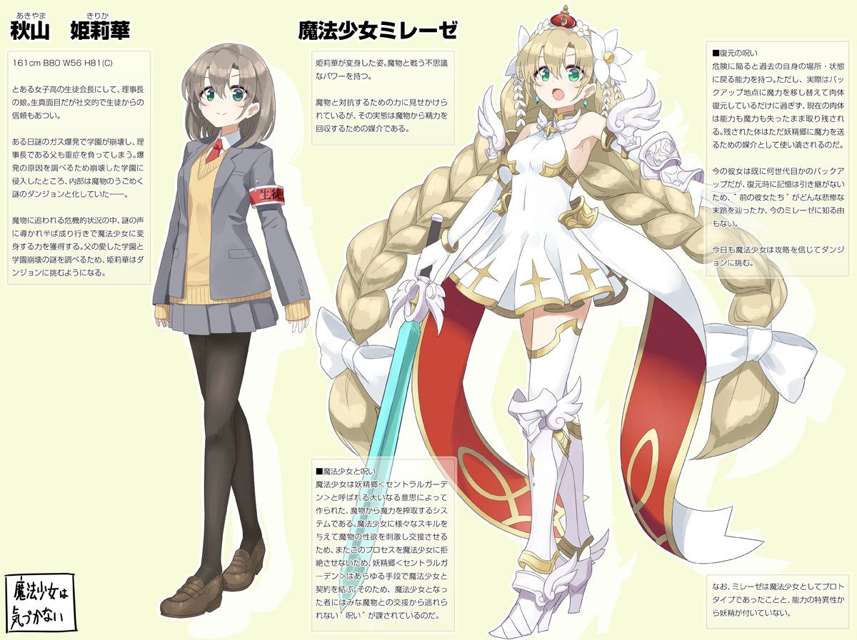 【再掲】えっちな目に遭いがちなのに大事なことに"気づかない"うちの魔法少女たち
#魔法少女は気づかない