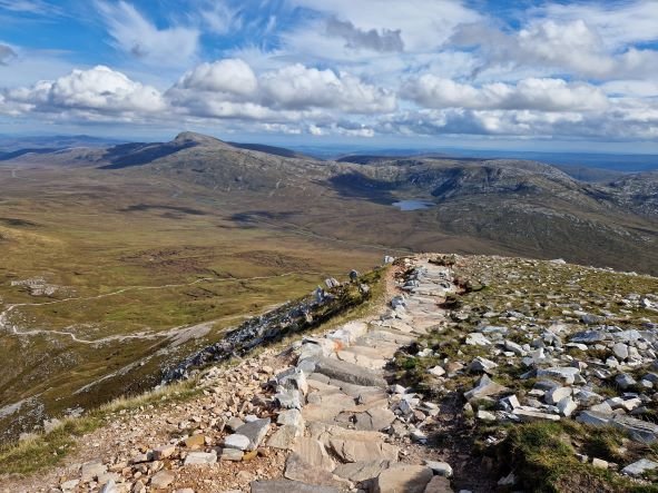 flo_renouwilson's tweet image. Day 3 of our @UCDSBES Plant Biology Fieldcourse in sunny #Donegal we explored Errigal blanket #bogs and their fascinating mosses and carnivorous plants on the way to the top for a magnificent view! 
@ucdscience