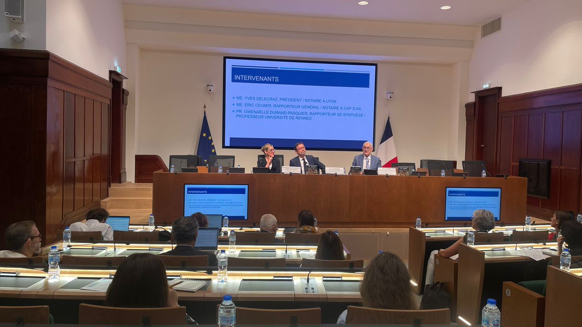 Conf. de presse 119e #CongresNotaires : en amont de leur prochain Congrès consacré au #logement "Le devoir de faire mieux, le #Droit pour faire autrement", les #NotairesdeFrance présentent ce matin leurs 13 propositions qui seront développées du 27 au 29 septembre à Deauville.
