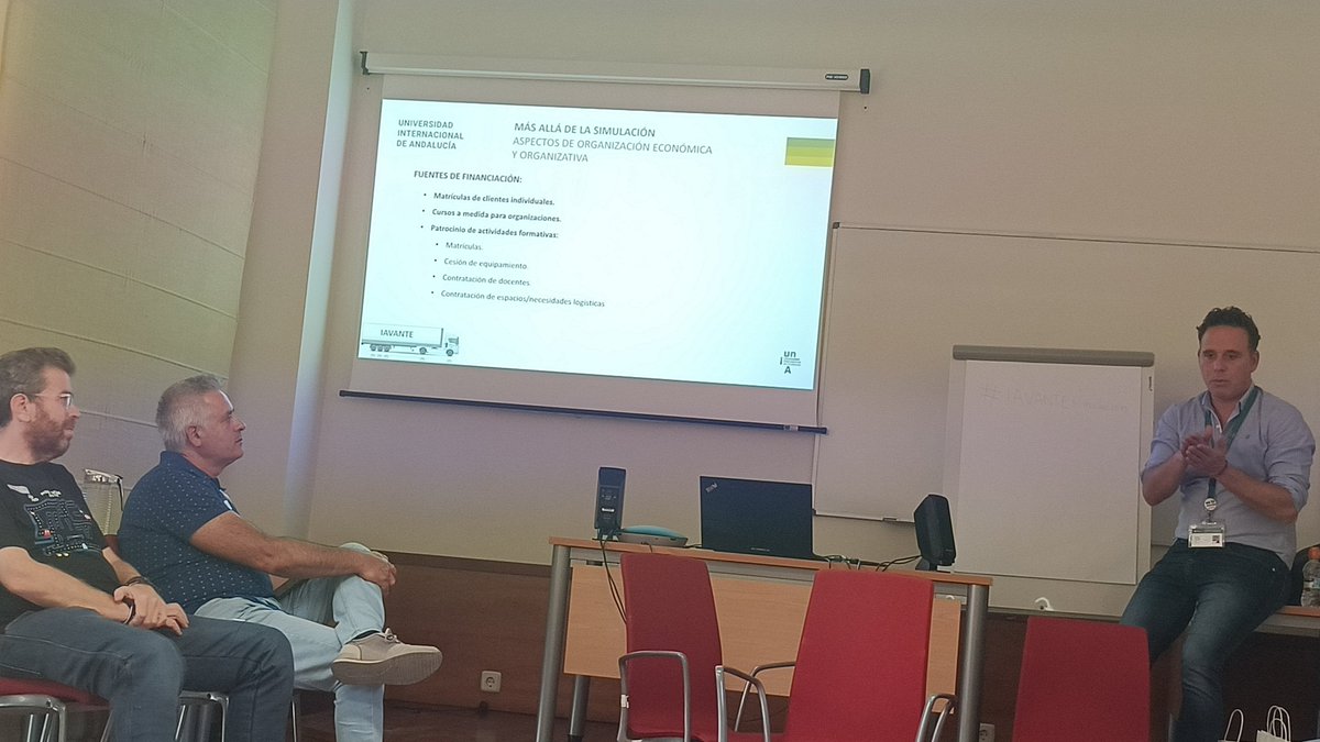 TES de #CES061 llevamos con #IAVANTEsimulación dos días de formación sobre simulación en escenarios móviles #ontheroad en colaboración con la <a href="/UNIAuniversidad/">Universidad Intern. de Andalucía</a> ...