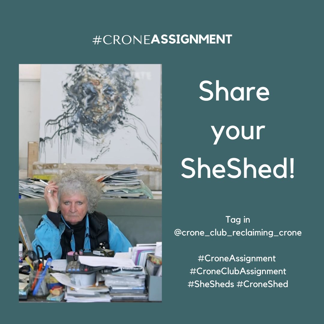 Looking for older women in sheds! Do you have a SheShed or do you know a woman who does? Pls tag below or DM me! 👇🏽 (We're celebrating 'a room of one's own' in next issue of Tits the Wind!)  * ISSUE 1 out now!* 👇🏽croneclub.substack.com/p/what-is-cron… #croneassignment #croneclub
