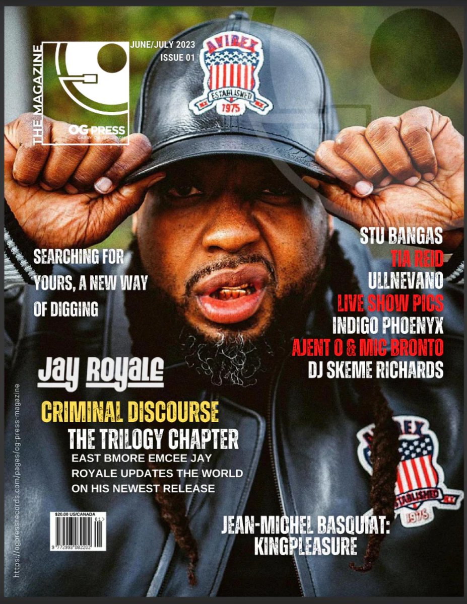 Cop issue #1 of Boom-bap's #1 underground hip-hop magazine!  ogpressrecords.com/products/og-pr…… Let's go!!!!! These will be collectors items!
@OGPressRecords @ogpressmagazine