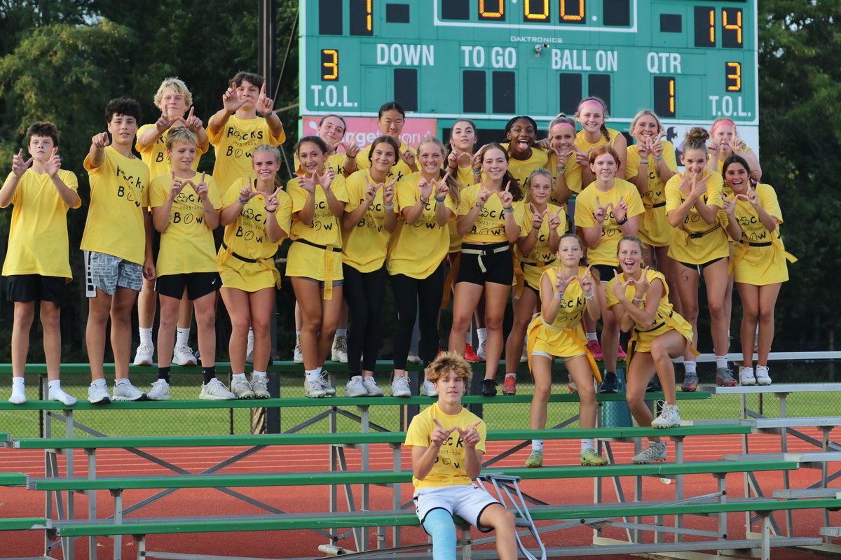 rockscouncil's tweet photo. Another great year of the Rocks Bowl! Congrats to the Freshmen and Junior teams on their wins 🏆 https://t.co/5fs1JA71gF