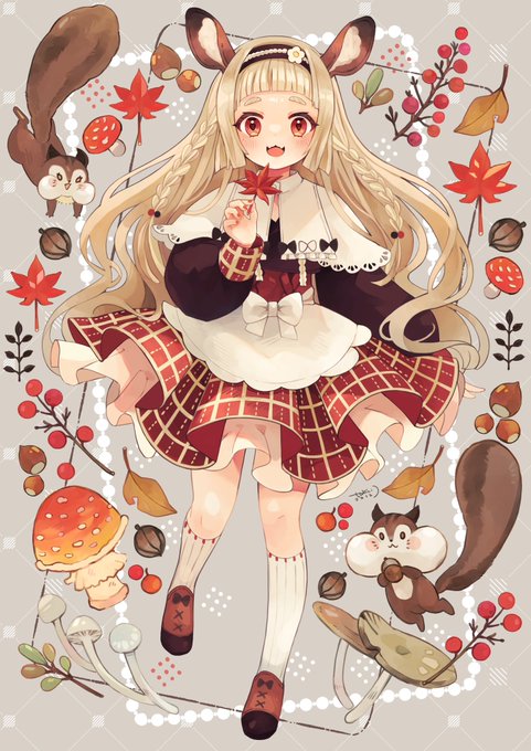 「autumn leaves」 illustration images(Latest)｜21pages
