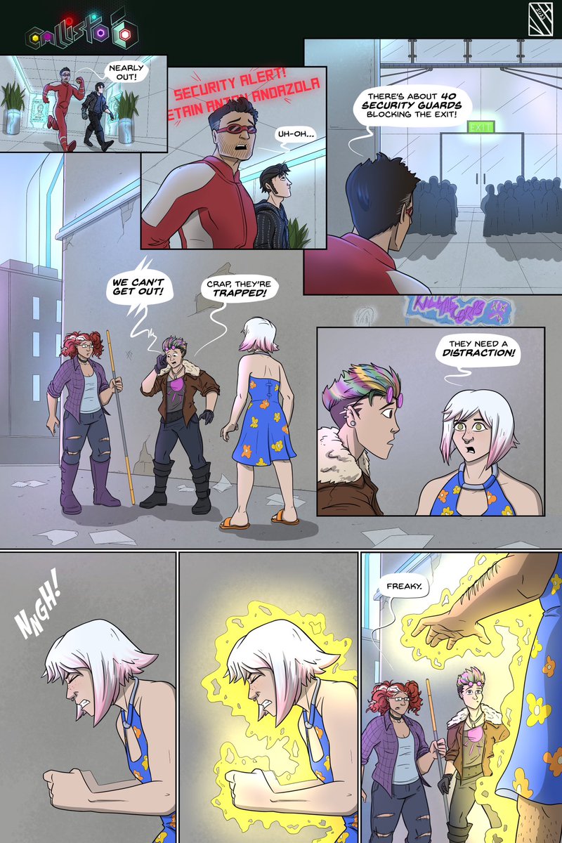 Iddstar's tweet photo. IYKYK

As part of my continued campaign to convince whoever I need to to let me make the official #Callisto6 comic book, here’s one of my favourite moments from the show.

#superpunk #streampunks https://t.co/mWu329kfrB