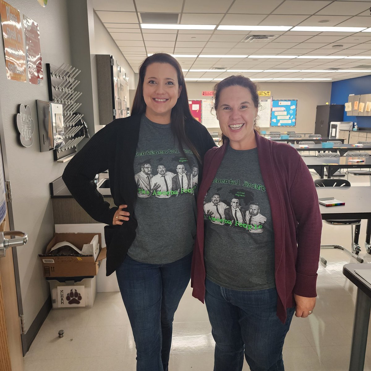 Today was a crazy day but I'm glad I got to share this moment with an amazing friend and Science teacher who also happens to love The Amoeba People!