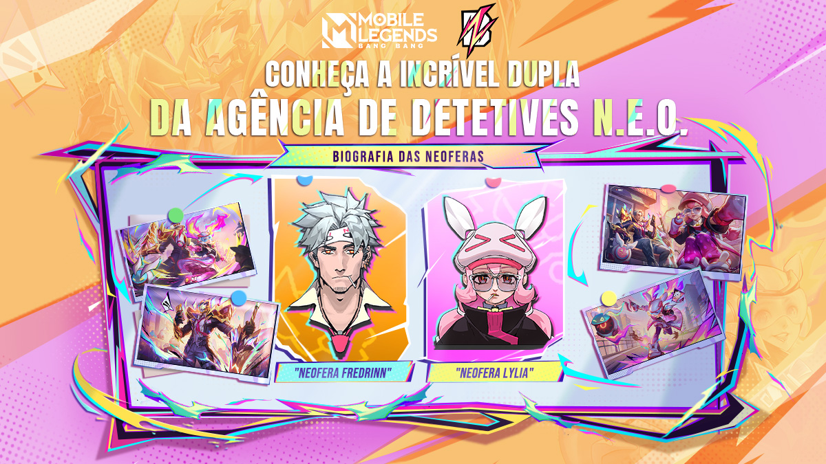 MLBBBR's tweet photo. A incrível dupla que enfrenta seus problemas juntos - Neofera Fredrinn e Neofera Lylia CHEGARAM!
Toque no link para ler a biografia das Neoferas!
LINK: https://t.co/qk5BhwQw2A
#MobileLegendsBangBang
#MLBBNEWSKIN
#MLBBNeobeasts https://t.co/UfJDy1ApRT