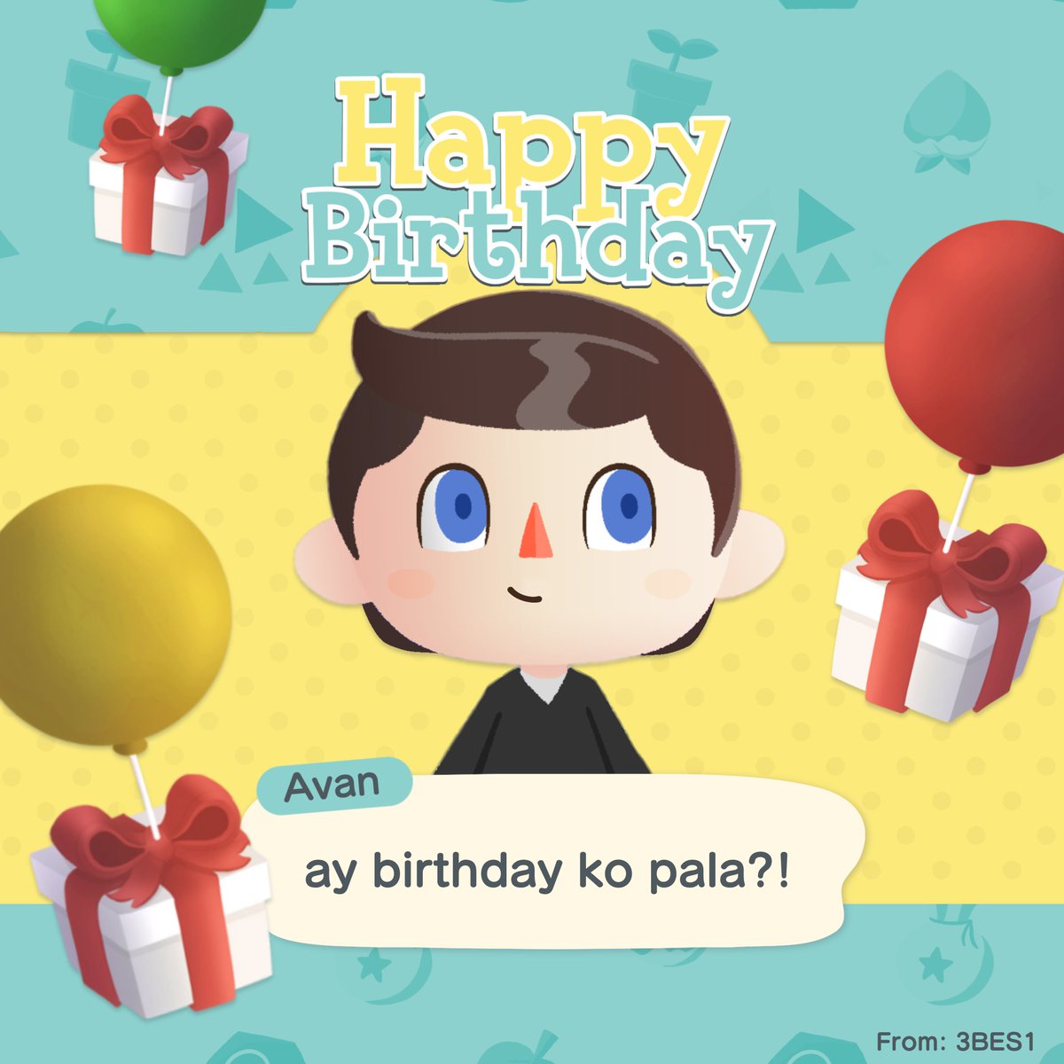 2025BES1's tweet photo. ✉️ . . . You’ve got Mail! 

Happiest Birthday to 3BES1’s beloved class president @avanhyde_ !🥰 Even the traffic along expressways can never stop us from celebrating your special day 😉 

We’re truly grateful for you!  🎂 https://t.co/ZVEhOkIphG