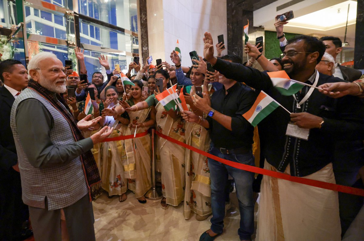 An unforgettable welcome by the Indian community in Jakarta. Here are some glimpses…