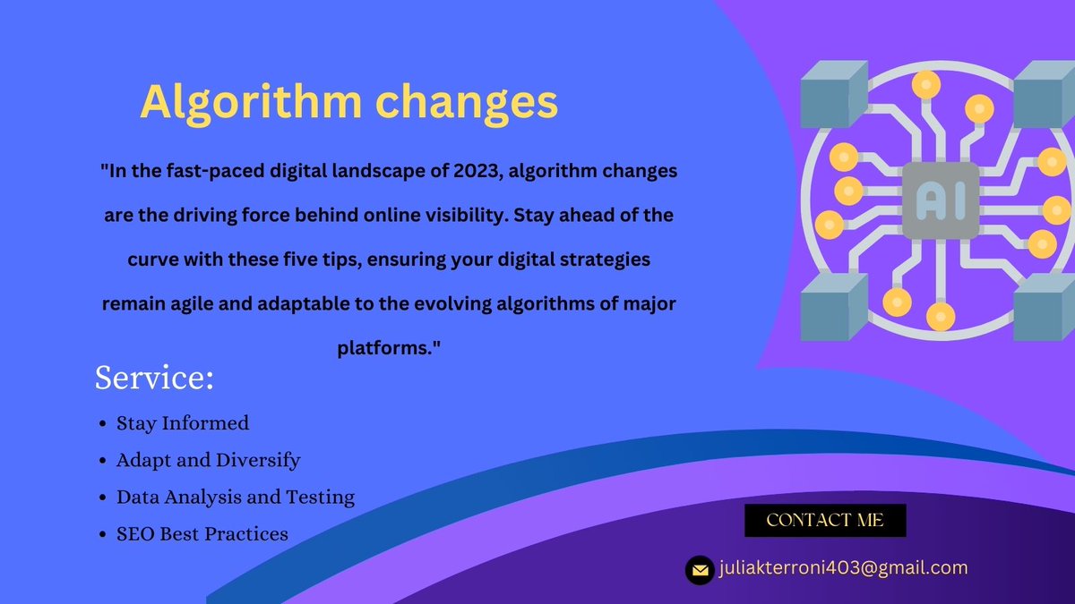 'In the fast-paced digital landscape of 2023, algorithm changes are the driving force behind online visibility#AlgorithmChanges #AlgorithmUpdates #SearchAlgorithm #SocialMediaAlgorithm #RankingAlgorithm #SearchEngineChanges