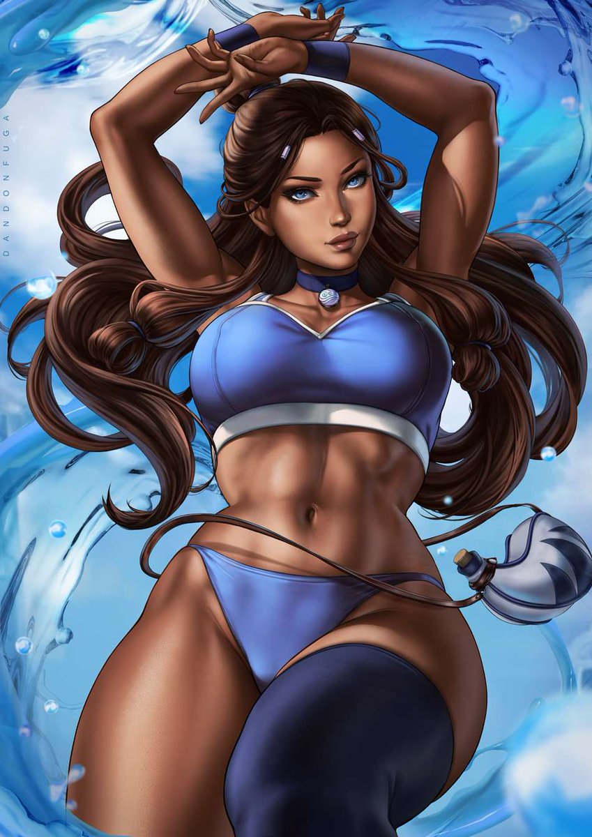 WaterNationSlxt's tweet photo. Katara has an argument and decided to go off and travel alone. With her being angry currently she was in a bit of a more feisty mood. As she traveled she bumped into {Reader} and glared at them, despite it being her fault.

"Hey! Watch where you are going!" https://t.co/YNUH8cV48A