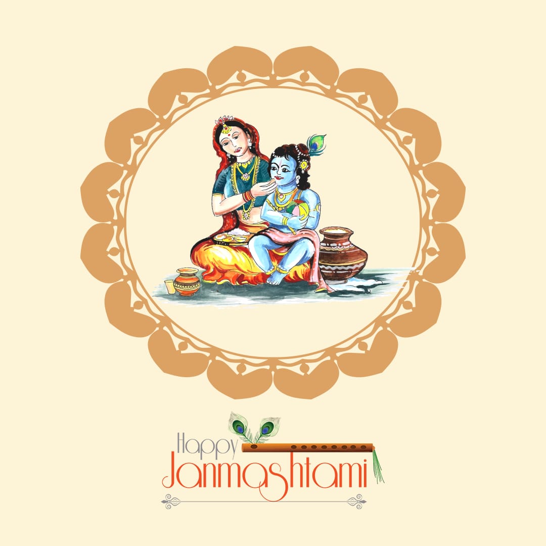 Wishing you a Janmashtami filled with the melodious tunes of Shri Krishna's flute and the warmth of His love. May your life be as colorful as Krishna's playful spirit. Happy Janmashtami! #Janmashtami2023 @PMOIndia, @narendramodi, @PiyushGoyal, @CimGOI, @DPIITGoI,