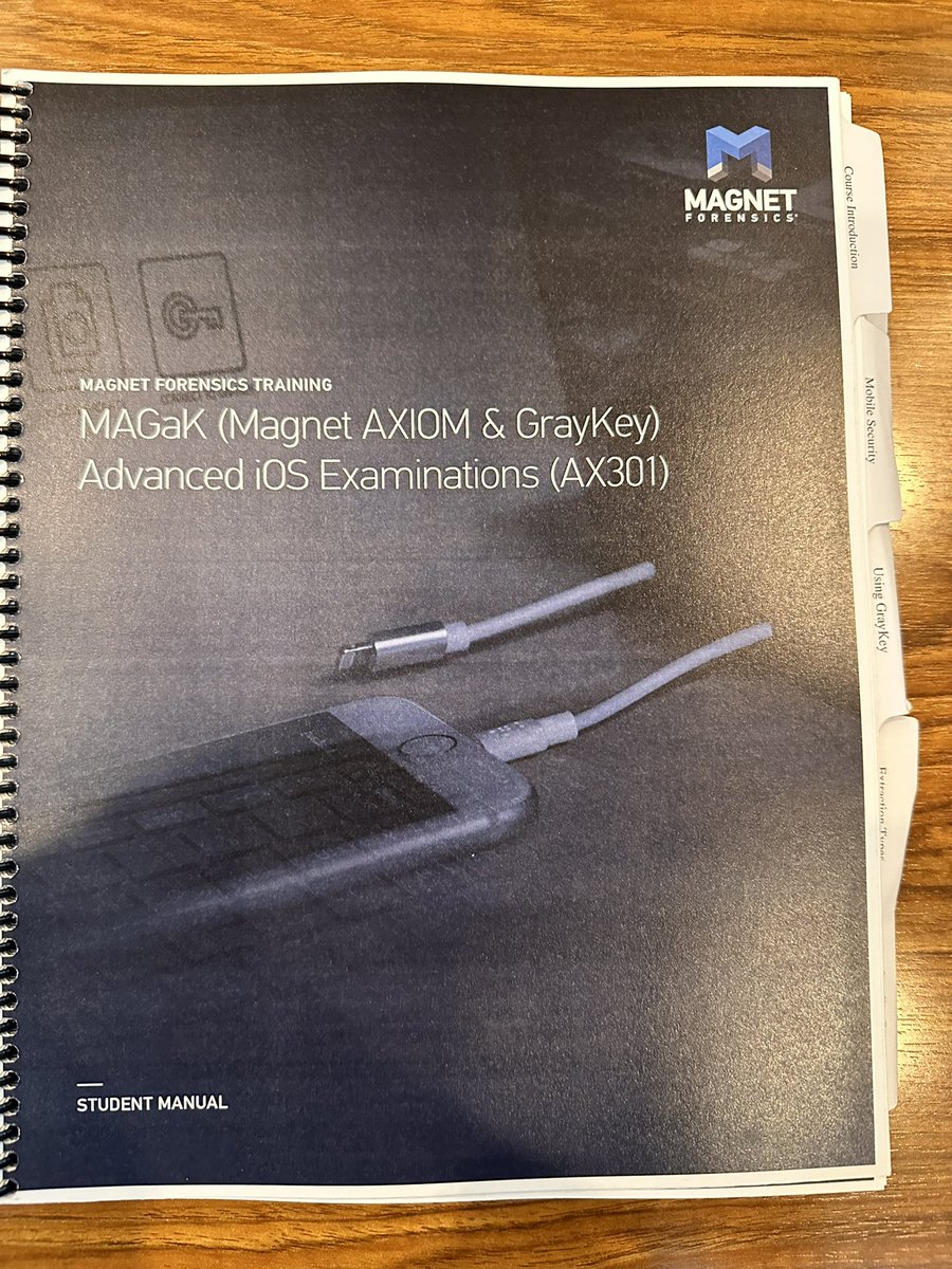 dougestes912's tweet photo. 👋 @MagnetForensics training at @technosecurity West in Pasadena is all set up. @ScottForensics and I are excited to deliver pre-conference training to a great group of GrayKey students. We are looking forward to seeing everyone this week.  #DFIR https://t.co/YscwtgK9Da