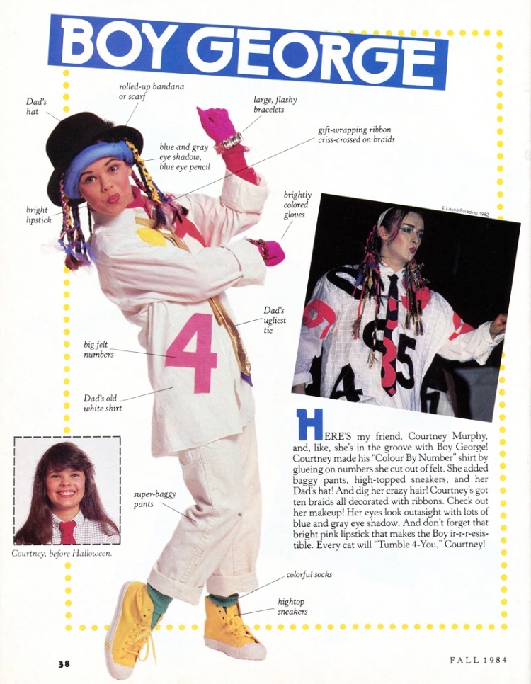 When I was 9 years old, I wanted to be @BoyGeorge for Halloween. I followed instructions for a costume from Muppet Magazine and made it myself. School said it was inappropriate. I was furious; Mom fought it. I felt the bigotry but didn’t have the language to explain it.