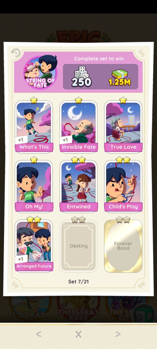 scvnflwr's tweet image. Sedekah la satu  destiny 🥺

#MonopolyGoTrade