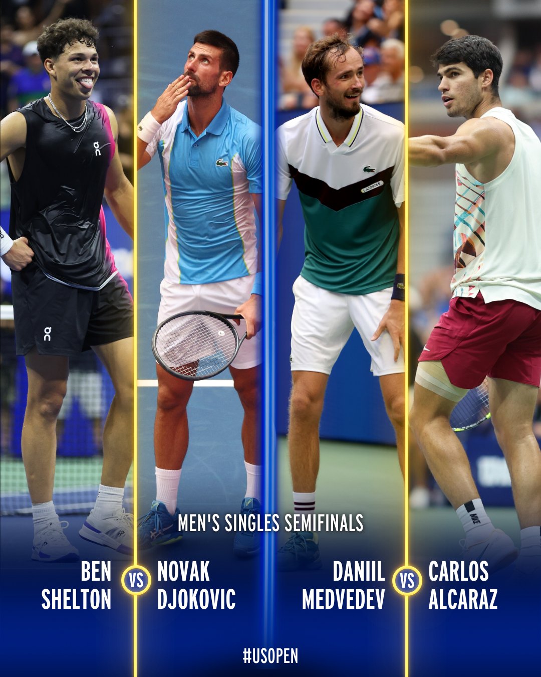 Us open sale men's semi finals
