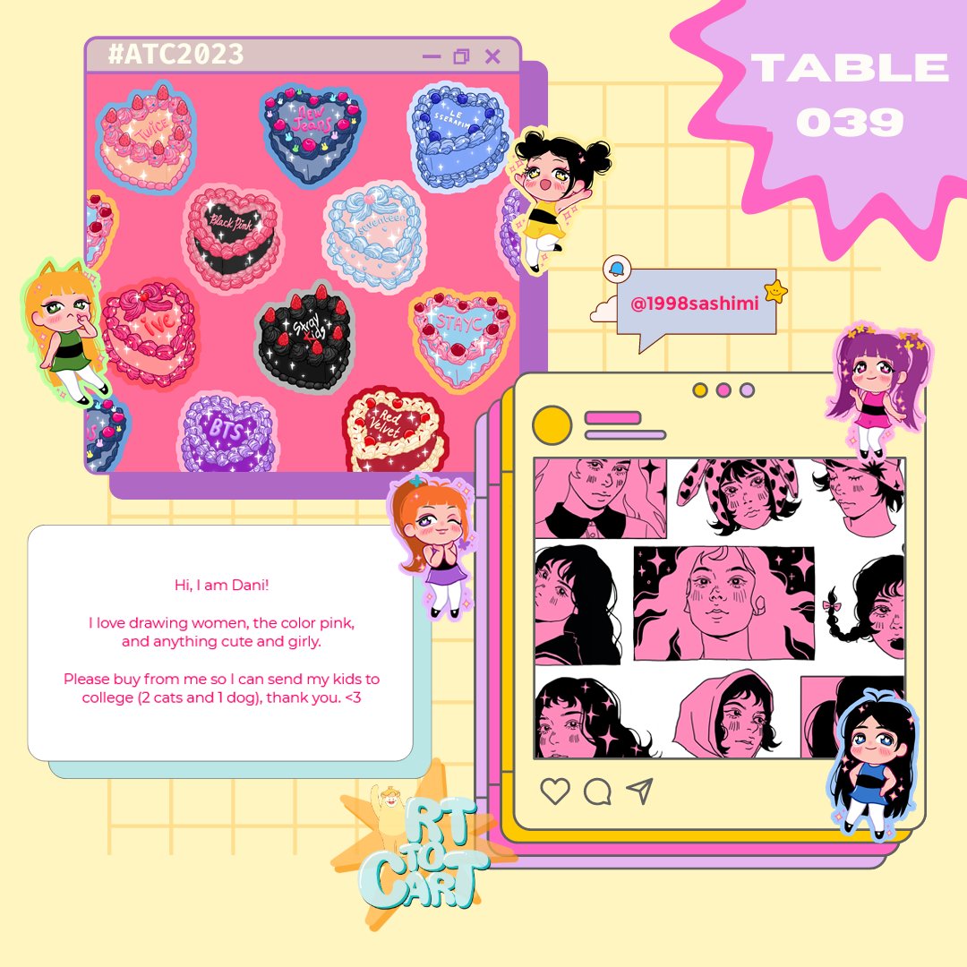 arttocartph's tweet photo. Meet the wonderfully pink and girly world of Dani (a.k.a 1998sashimi)! 🌸💕 Her passion lies in creating charming depictions of women, saturated in her favorite shade of pink, and brimming with all things cute. https://t.co/gqoeRNPsP4