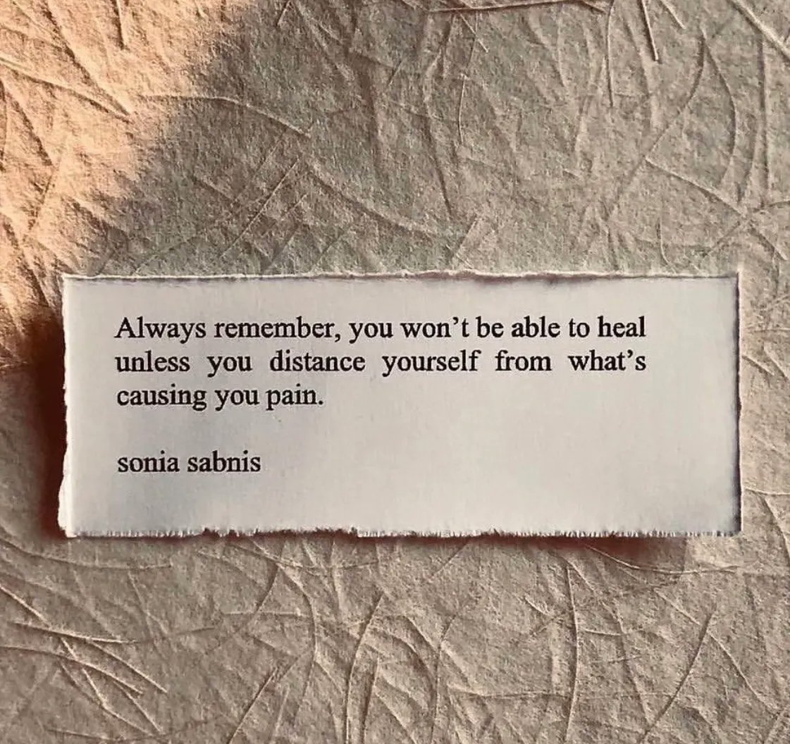 distance yourself a little.