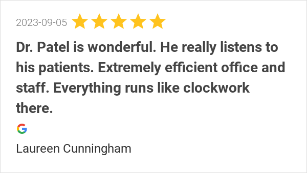 nspaincare's tweet photo. New 5.0-star Review: "Dr. Patel is wonderful. He really listens to his patients. Extremely efficient office and... https://t.co/OcKHUzc1M0