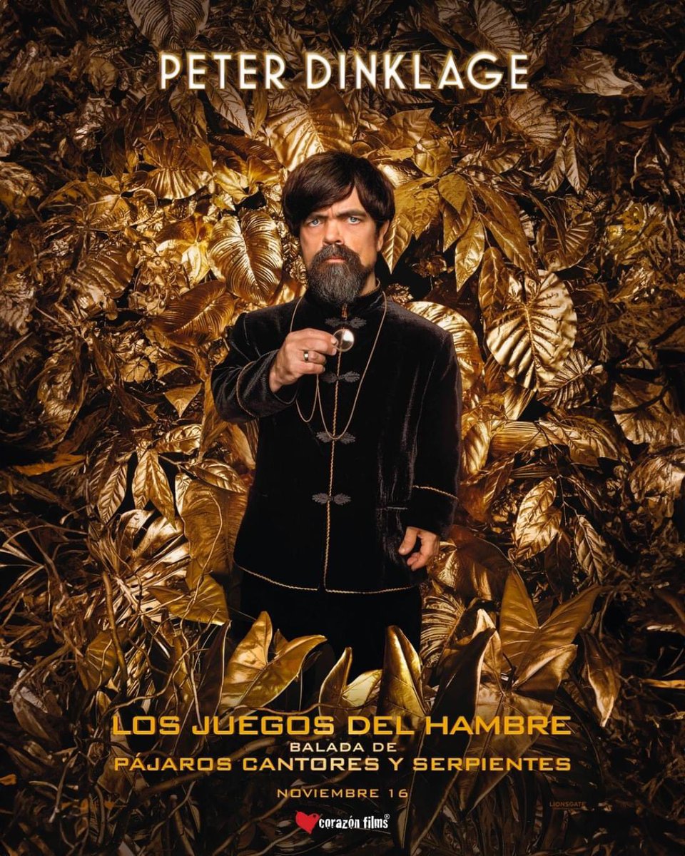 KatzenGeek's tweet photo. Ellos son algunos de los personajes que verás este 16 de noviembre en el estreno de #LosJuegosDelHambre #BaladaDePájarosCantoresYSerpientes. Que nervios!! Ya la queremos ver!! https://t.co/LqgxPI4odV