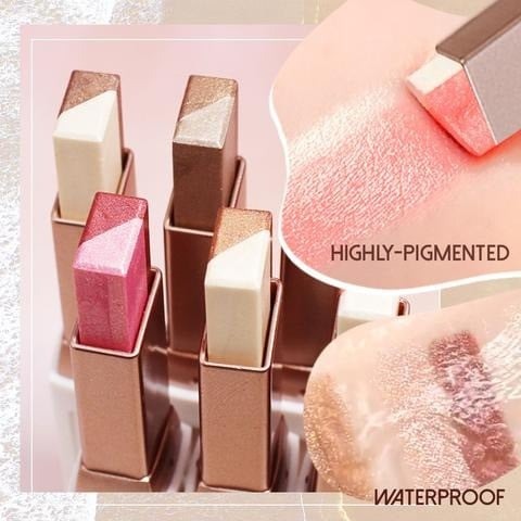 Create BEAUTIFUL GRADIENT COLORED eyeshadows in a second with Perfect Dual-color Eyeshadow!