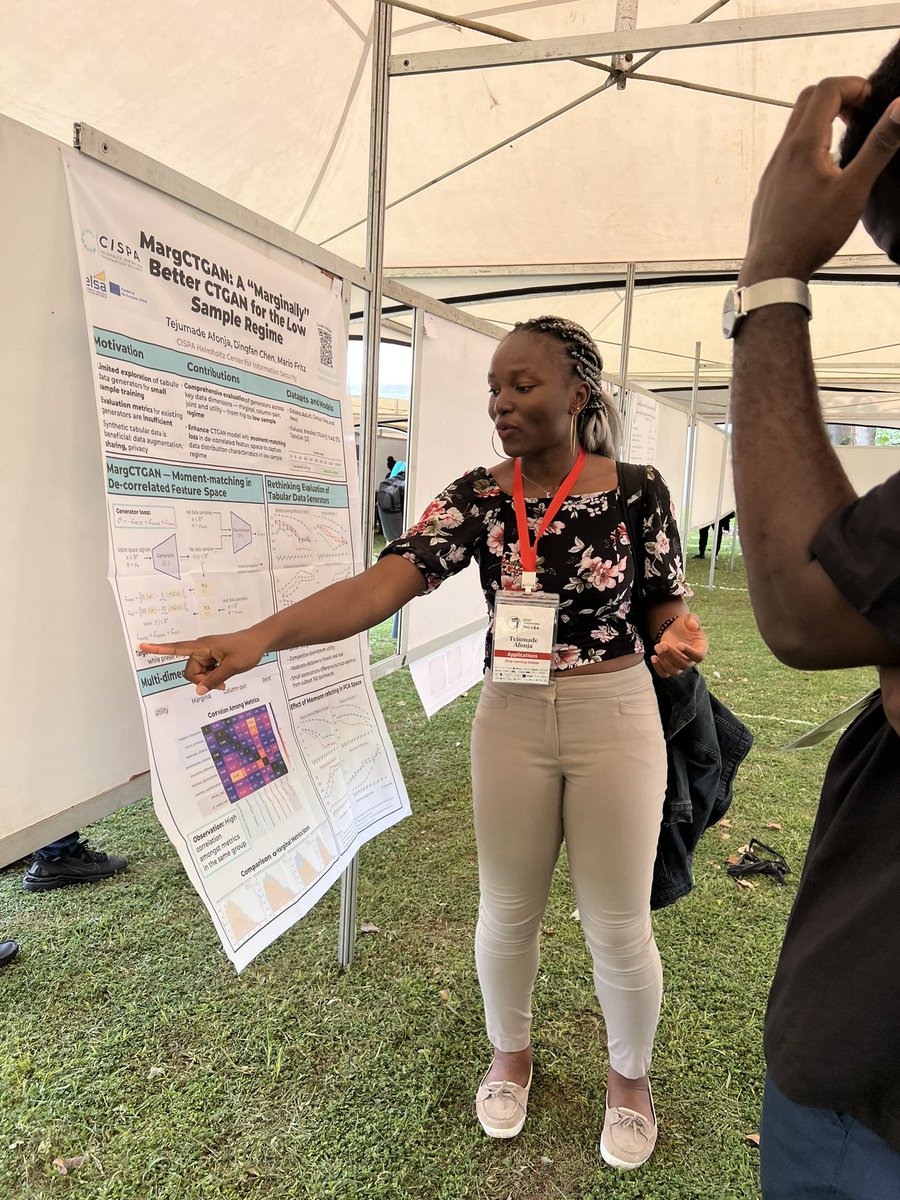 The poster session is always so inspiring, the secret in getting new research ideas is discussing with other people about their work. Throwback at yesterday’s poster session <a href="/DeepIndaba/">Deep Learning Indaba</a> #Indaba2023 so many interesting work by  <a href="/BelInitiative/">BEL'S AI INITIATIVE</a> <a href="/AISaturdayLagos/">AI Saturdays (Lagos)</a> <a href="/dsn_ai_network/">DSN - Data Science Nigeria</a>