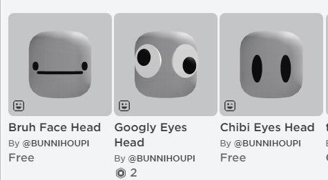 Bruh Face Head - Roblox